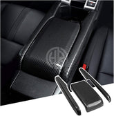 Honda Civic (2016–21) Carbon Fiber Armrest Trim Cover Sleek Upgrade